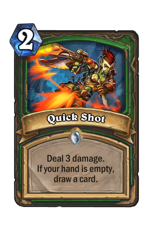 Quick Shot Hearthstone kártya