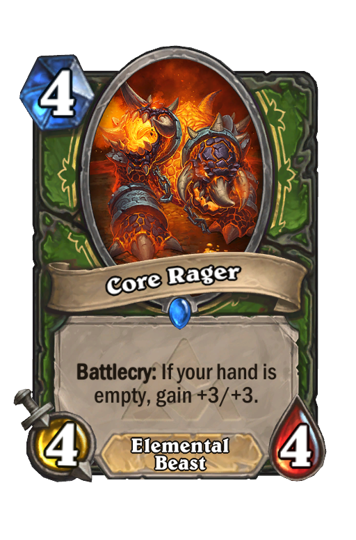 Core Rager Hearthstone kártya