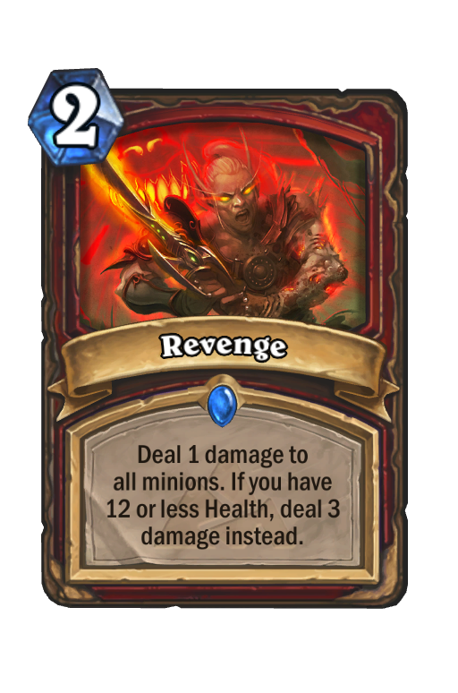 Revenge Hearthstone kártya