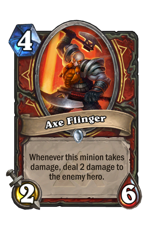 Axe Flinger Hearthstone kártya