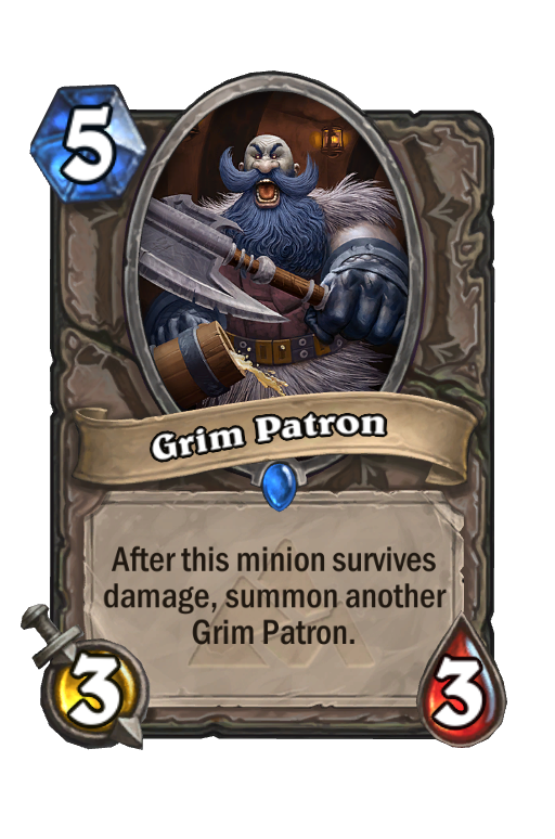 Grim Patron Hearthstone kártya