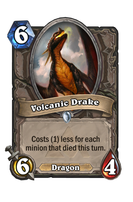 Volcanic Drake Hearthstone kártya