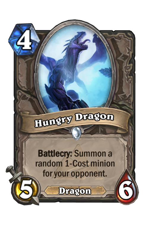 Hungry Dragon Hearthstone kártya