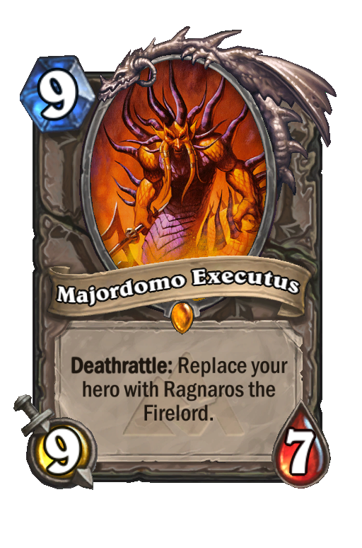 Majordomo Executus Hearthstone kártya