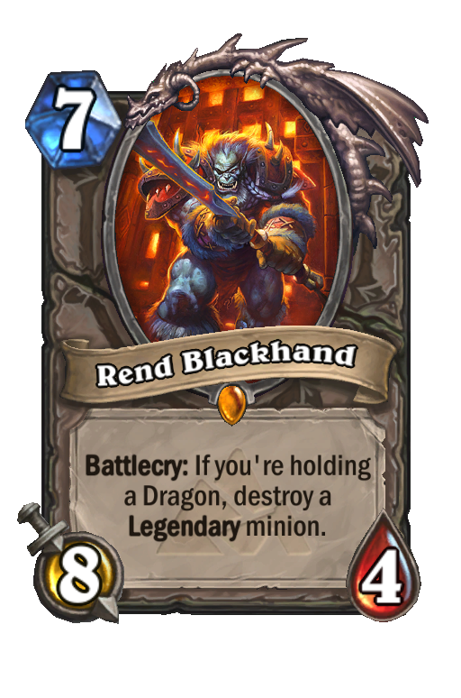 Rend Blackhand Hearthstone kártya
