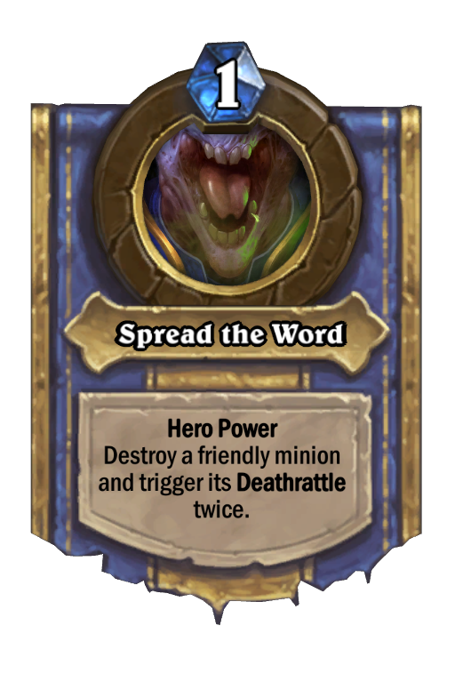 Spread the Word Hearthstone kártya