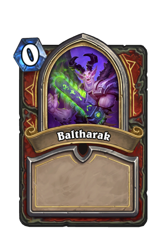 Baltharak Hearthstone kártya