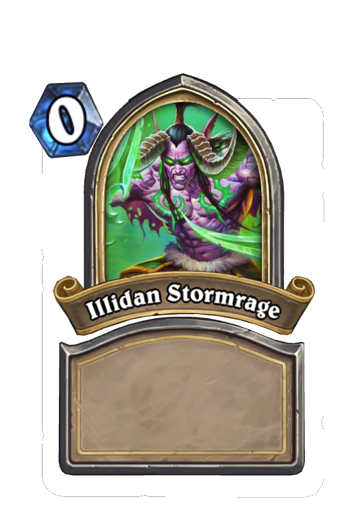 Illidan Stormrage Hearthstone kártya