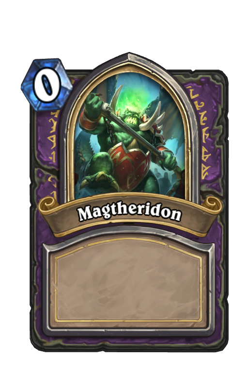 Magtheridon Hearthstone kártya