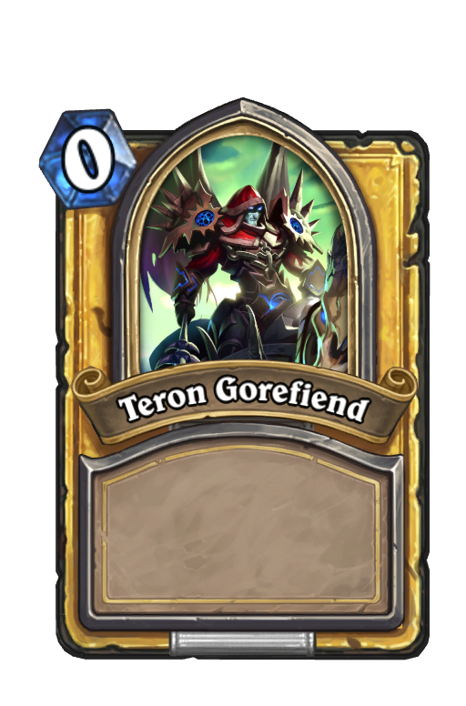 Teron Gorefiend Hearthstone kártya
