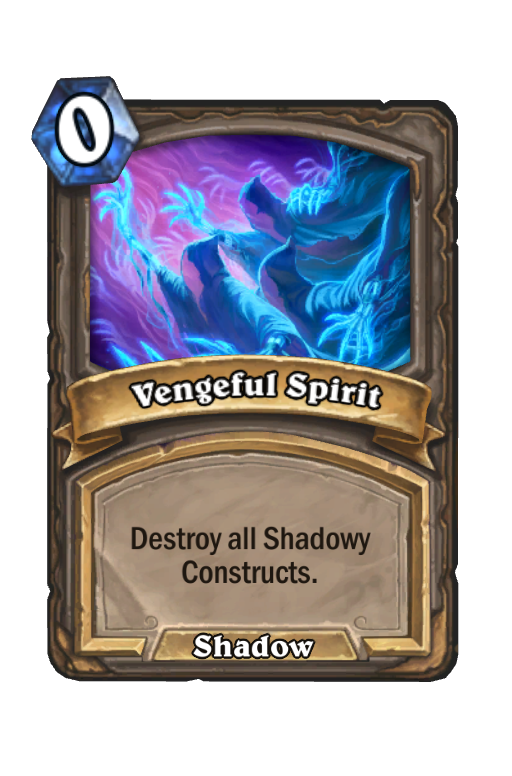 Vengeful Spirit Hearthstone kártya