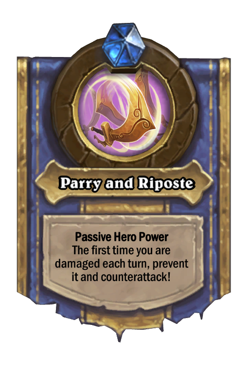 Parry and Riposte Hearthstone kártya