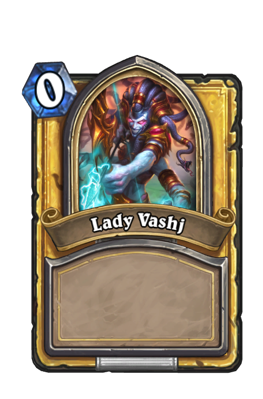 Lady Vashj Hearthstone kártya