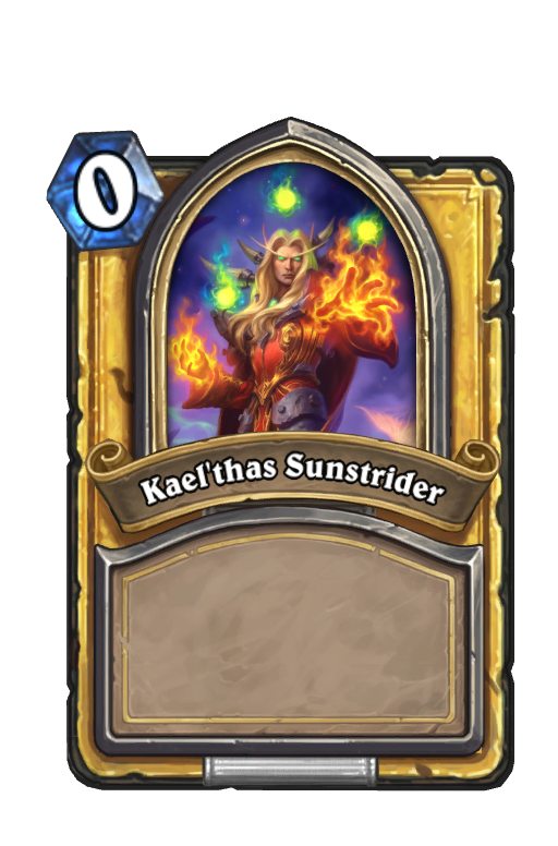 Kael'thas Sunstrider Hearthstone kártya