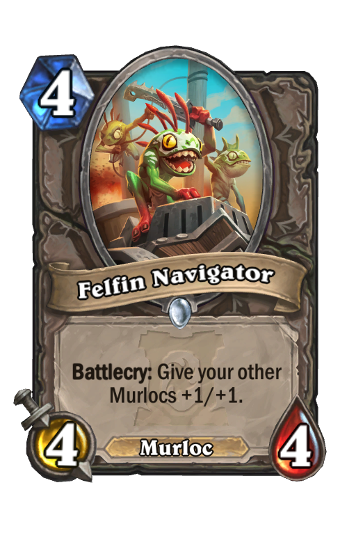 Felfin Navigator Hearthstone kártya