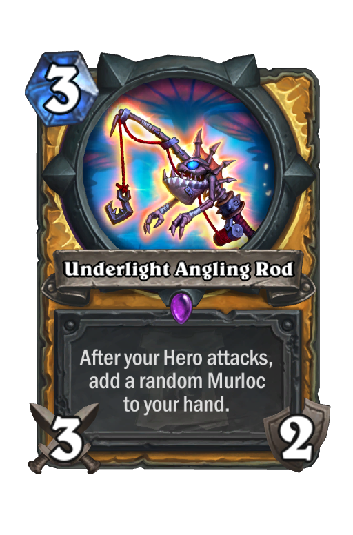 Underlight Angling Rod Hearthstone kártya