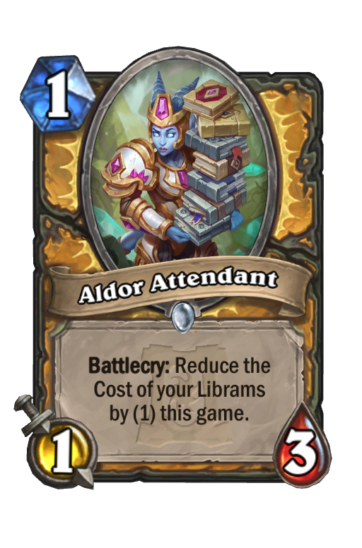 Aldor Attendant Hearthstone kártya