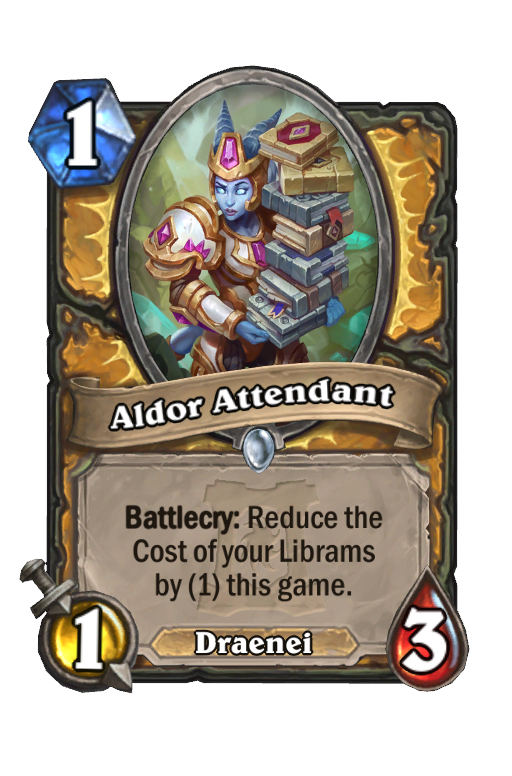 Aldor Attendant Hearthstone kártya