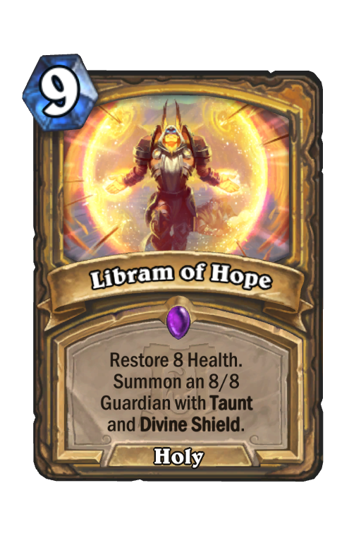 Libram of Hope Hearthstone kártya