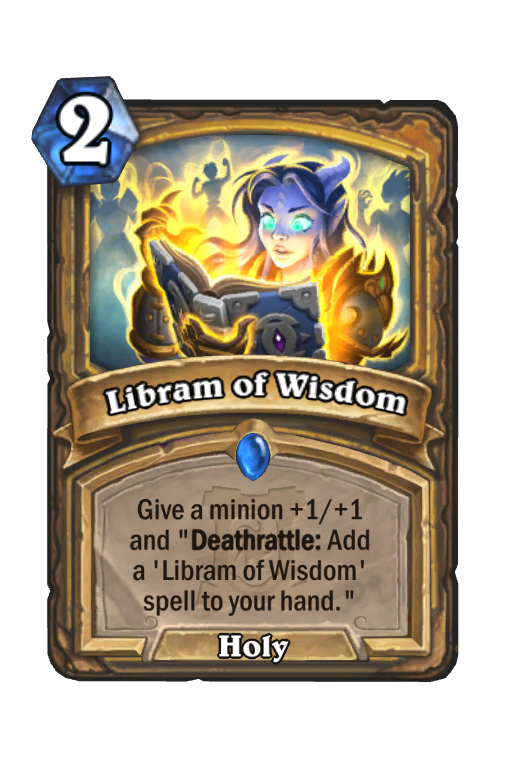 Libram of Wisdom Hearthstone kártya
