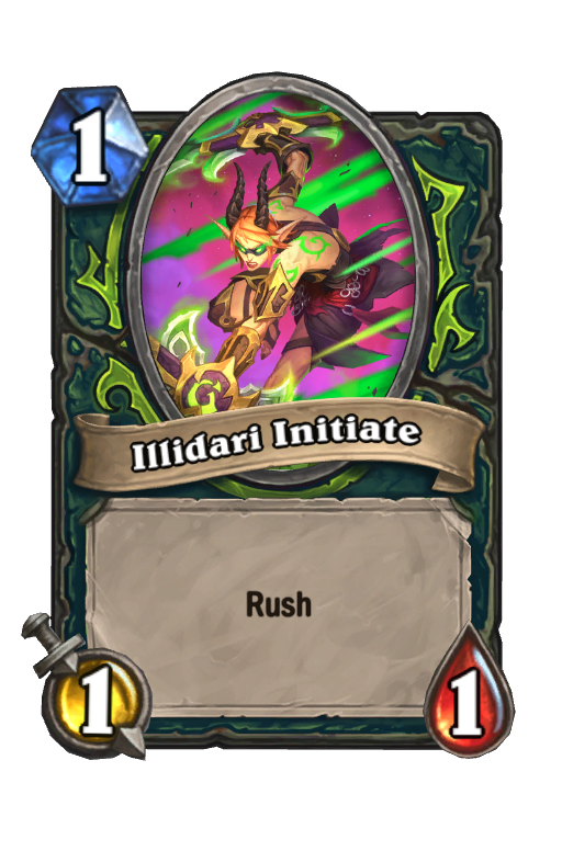Illidari Initiate Hearthstone kártya