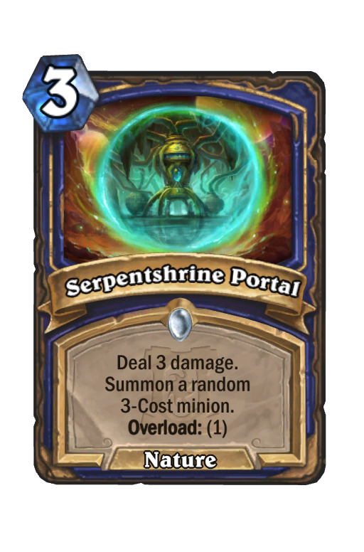 Serpentshrine Portal Hearthstone kártya