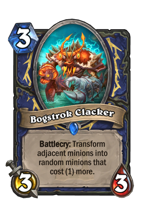 Bogstrok Clacker Hearthstone kártya