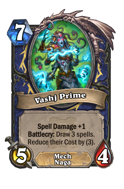 Vashj Prime Hearthstone kártya