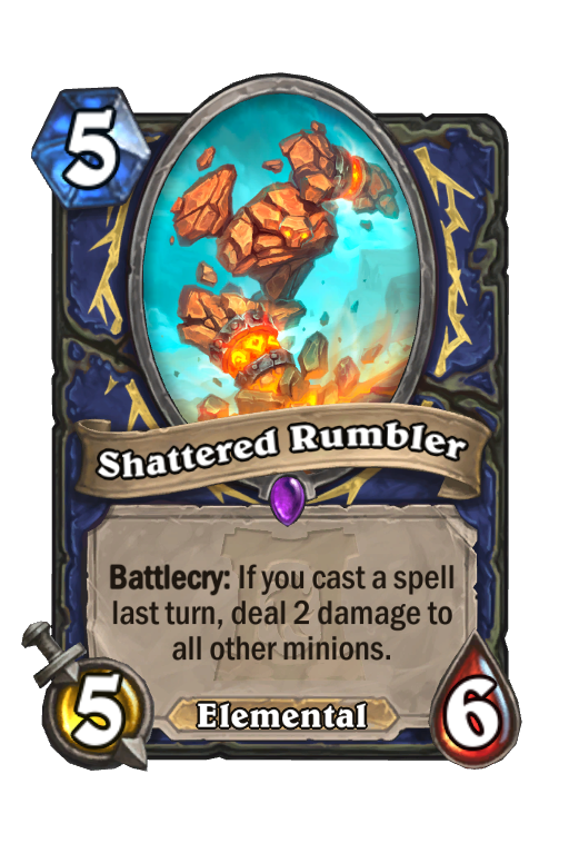 Shattered Rumbler Hearthstone kártya
