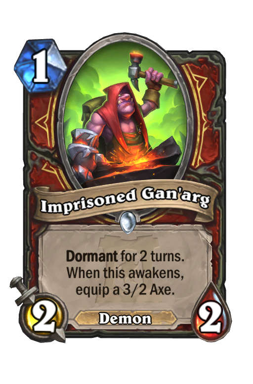 Imprisoned Gan'arg Hearthstone kártya