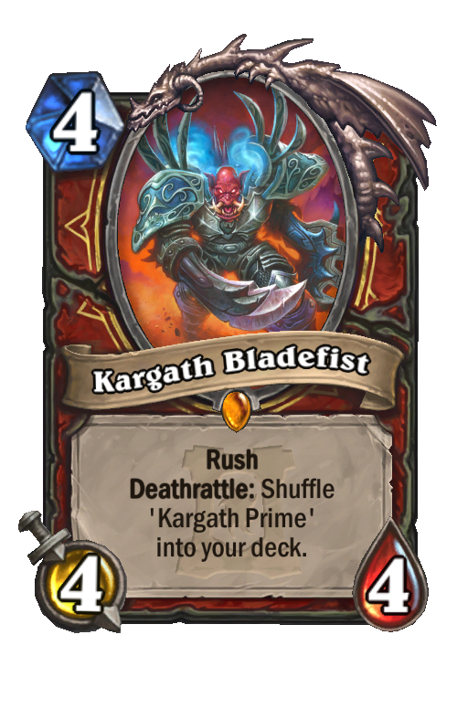 Kargath Bladefist Hearthstone kártya