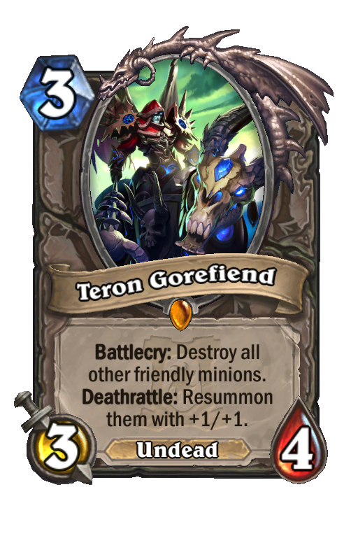 Teron Gorefiend Hearthstone kártya