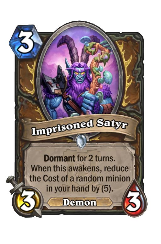 Imprisoned Satyr Hearthstone kártya