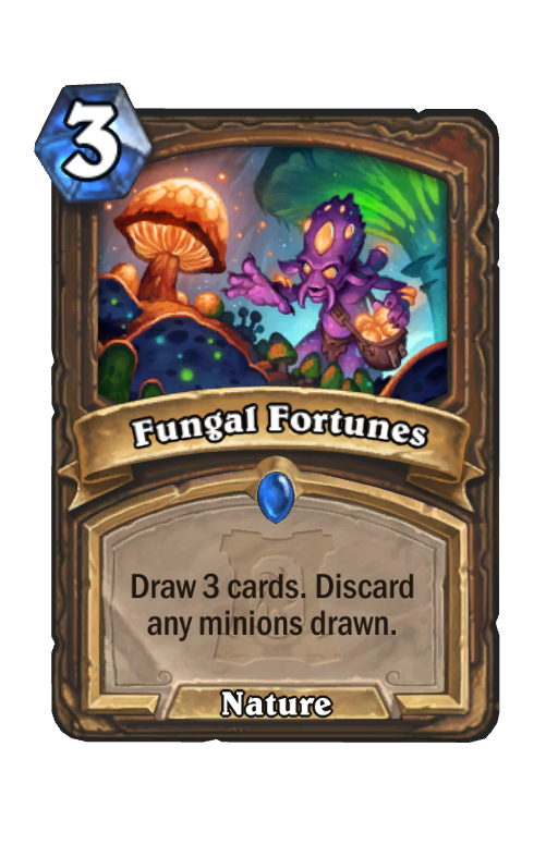 Fungal Fortunes Hearthstone kártya