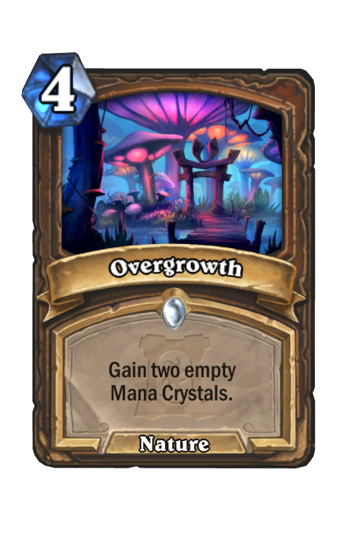 Overgrowth Hearthstone kártya