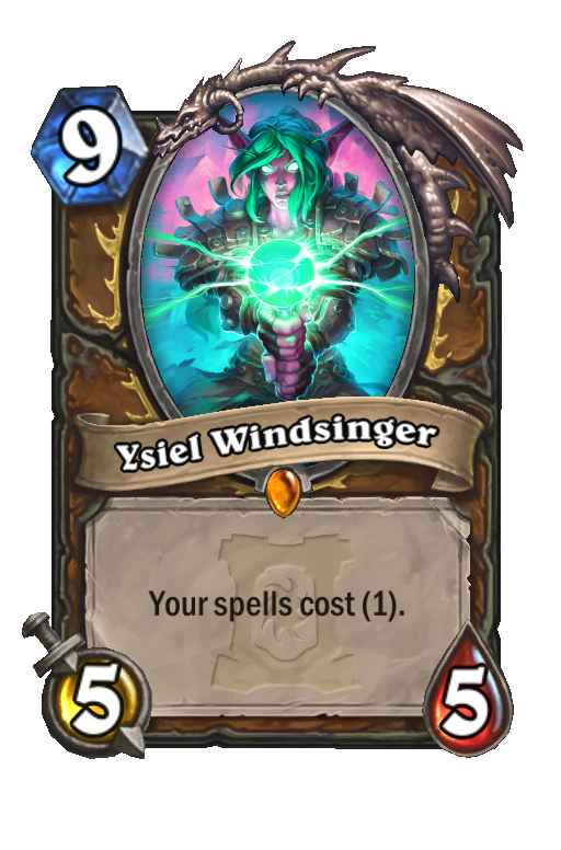 Ysiel Windsinger Hearthstone kártya