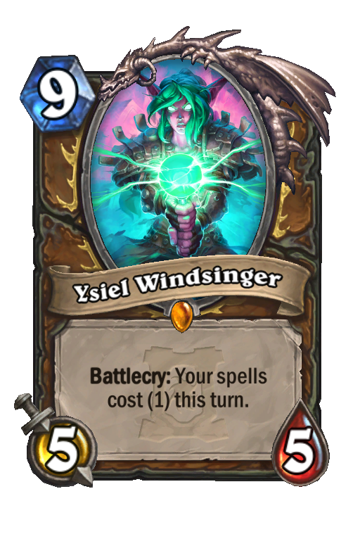 Ysiel Windsinger Hearthstone kártya