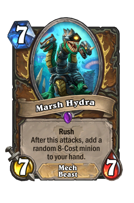 Marsh Hydra Hearthstone kártya