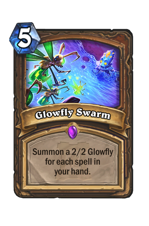 Glowfly Swarm Hearthstone kártya