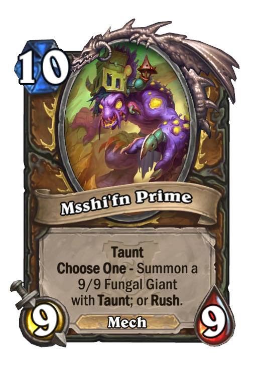 Msshi'fn Prime Hearthstone kártya