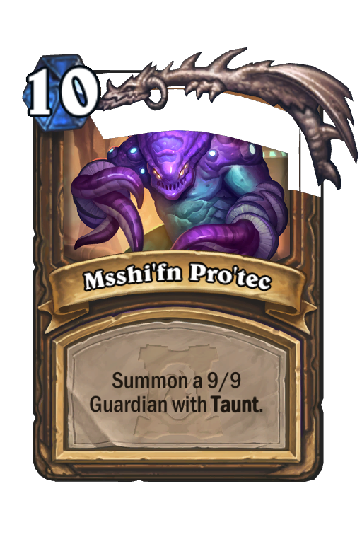 Msshi'fn Pro'tec Hearthstone kártya