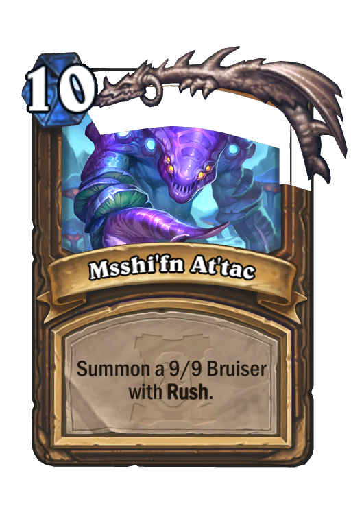 Msshi'fn At'tac Hearthstone kártya