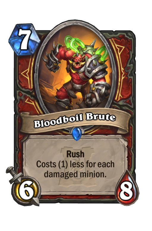 Bloodboil Brute Hearthstone kártya