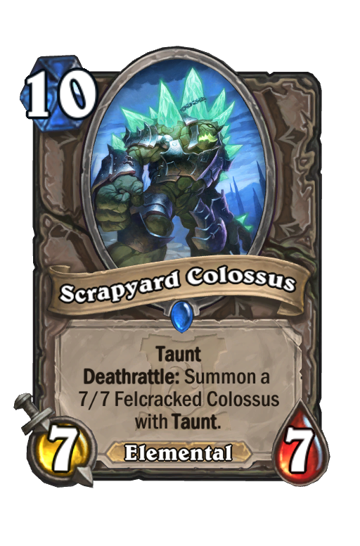 Scrapyard Colossus Hearthstone kártya