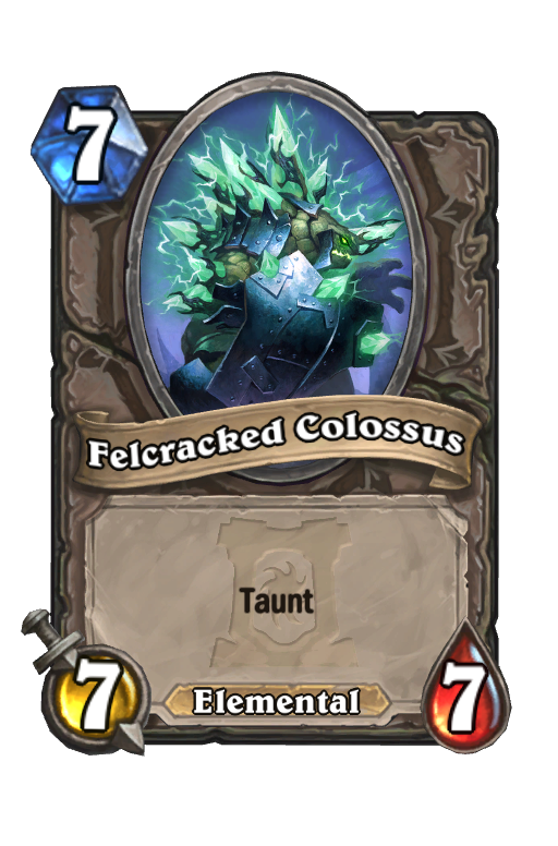 Felcracked Colossus Hearthstone kártya