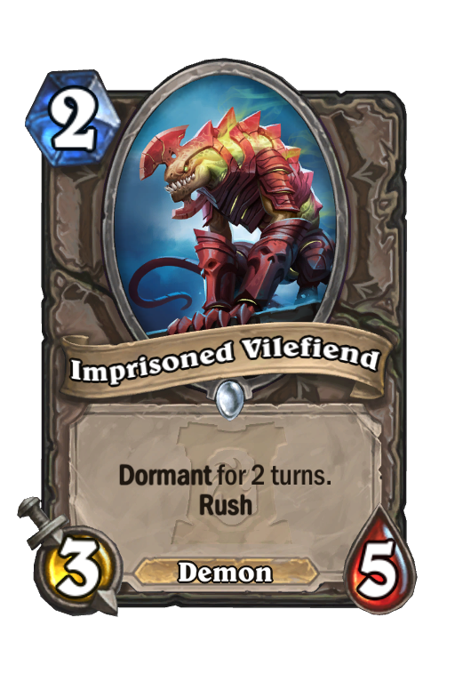Imprisoned Vilefiend Hearthstone kártya