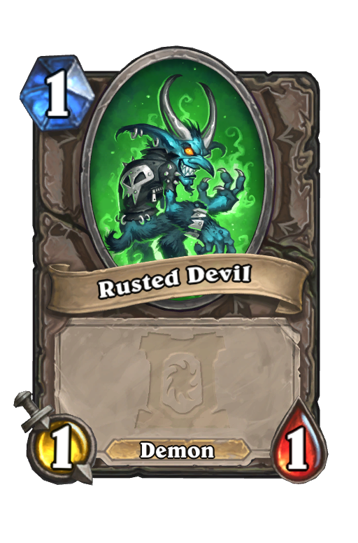 Rusted Devil Hearthstone kártya
