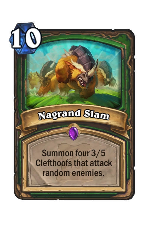 Nagrand Slam Hearthstone kártya