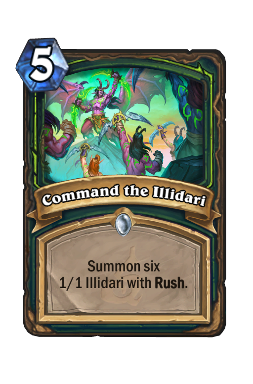 Command the Illidari Hearthstone kártya