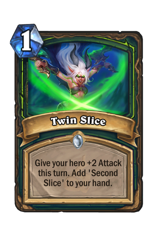 Twin Slice Hearthstone kártya